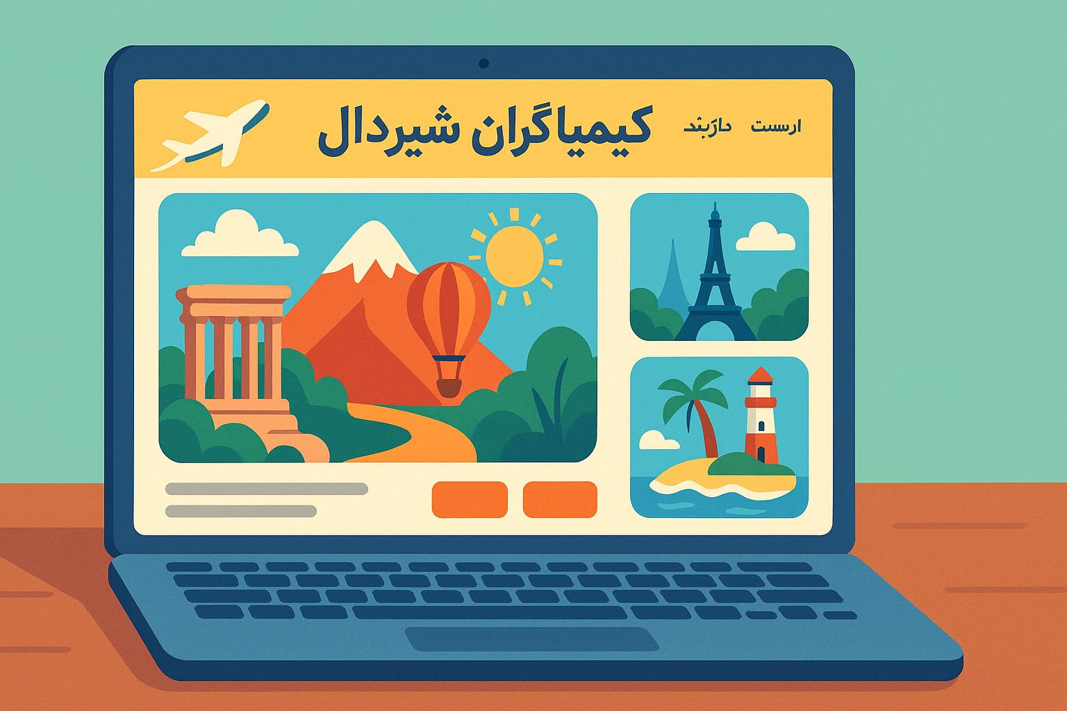 کیمیاگران شیردال - توسعه وب‌سایت‌های  گردشگری مراغه با کیمیاگران شیردال 