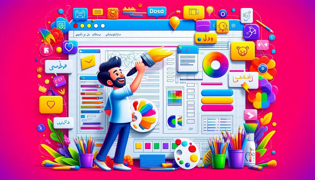 کیمیاگران شیردال - راهنمای انتخاب رنگ و فونت حرفه‌ای در طراحی رابط کاربری (UI)